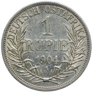 Niemiecka Afryka Wschodnia, Wilhelm II, 1 rupia 1904 A, Berlin