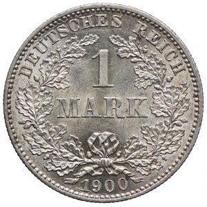 Niemcy, 1 marka 1900 J, Hamburg