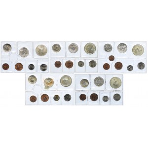 RPA, zestaw monet w blistrach bankowych 1967-1973 (5szt.)