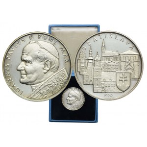 Medal, Jan Paweł II, Bratysława 1990