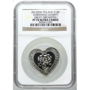 10 złotych 2012, Wielka Orkiestra Świątecznej Pomocy, NGC PF70