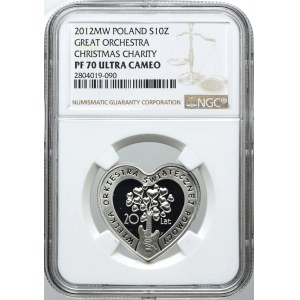 10 złotych 2012, Wielka Orkiestra Świątecznej Pomocy, NGC PF70