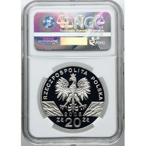 20 złotych 2005, Puchacz, NGC PF69
