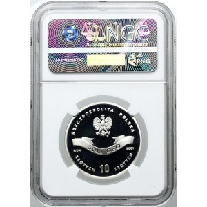 10 złotych 2001, Stefan Wyszyński, NGC PF69