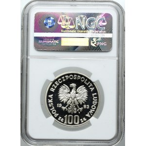 100 złotych 1983, Niedźwiedź, NGC PF69