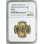 10 złotych 1967, Maria Skłodowska-Curie, NGC MS66