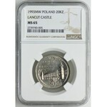 20.000 złotych 1993, Zamek w Łańcucie, NGC MS65