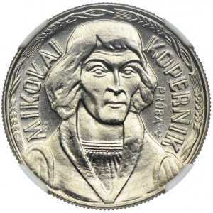 10 złotych 1967, Mikołaj Kopernik, PRÓBA NIKIEL, NGC MS66