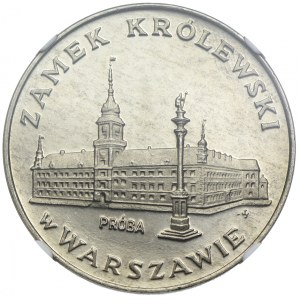 100 złotych 1974, Zamek Królewski w Warszawie, PRÓBA NIKIEL, NGC MS65