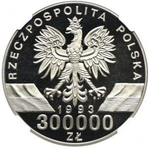 300.000 złotych 1993, Jaskółki, PRÓBA, NIKIEL, NGC PF69