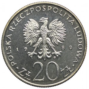 20 złotych 1980, Łódź 1905, PRÓBA