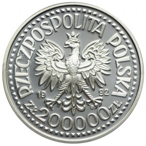 200.000 złotych 1992, Władysław III Warneńczyk, półpostać
