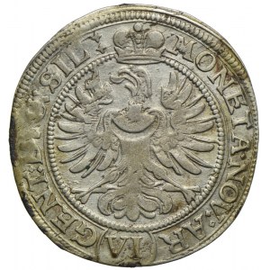 Śląsk, Księstwo Legnicko-Brzesko-Wołowskie - Ludwika Anhalcka (regentka), 6 krajcarów 1673, Brzeg