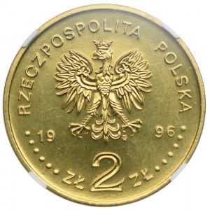2 złote 1996, Henryk Sienkiewicz, NGC MS67