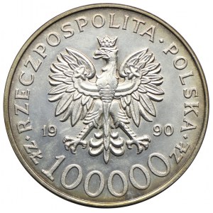 100.000 złotych 1990 Solidarność