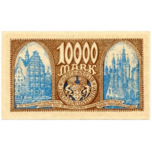 Wolne Miasto Gdańsk, 10000 marek 1923