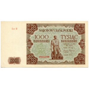 1000 złotych 1947, seria B