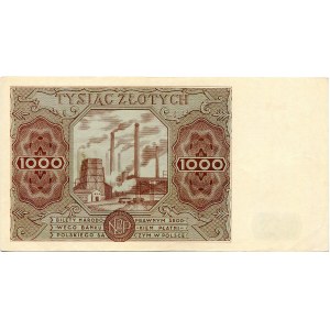 1000 złotych 1947, seria B
