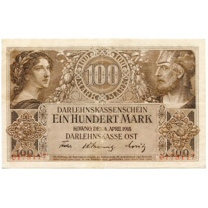 100 marek 1918, Kowno