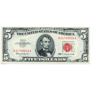 USA, 5 dolarów 1963 RED