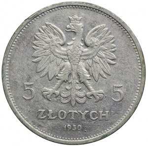 5 złotych 1930, Sztandar