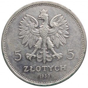 5 złotych 1930, Sztandar