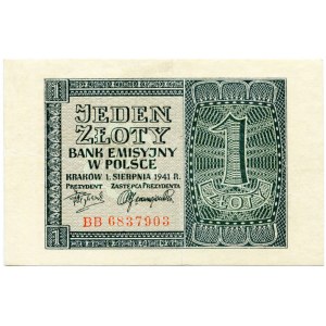 1 złoty 1941 seria BB