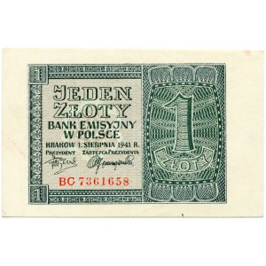 1 złoty 1941 seria BC