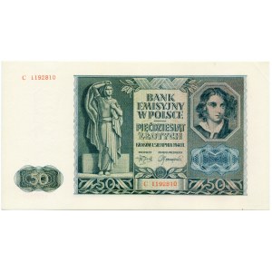 50 złotych 1941 seria C