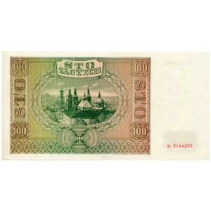 100 złotych 1941 seria D