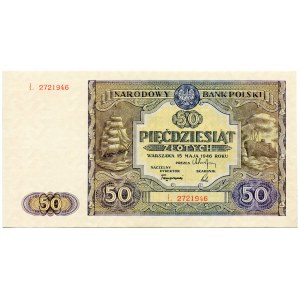 50 złotych 1946 seria Ł