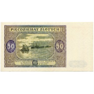 50 złotych 1946 seria Ł