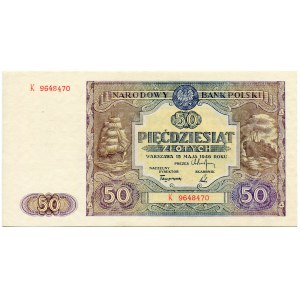 50 złotych 1946 seria K