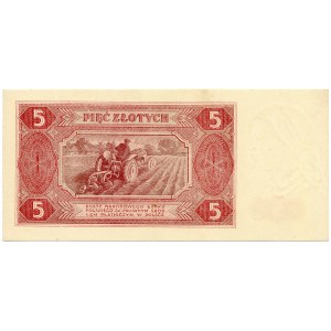 5 złotych 1948 seria BG