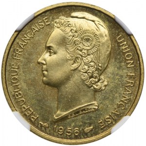 Togo, 10 franków 1956 ESSAI, NGC MS66