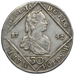 Austria, Maria Teresa, 30 krajcarów 1742, Wiedeń