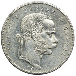 Węgry, Franciszek Józef, 1 forint 1869 KB, Kremnica
