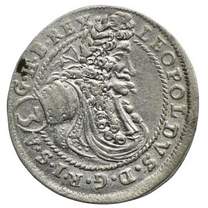 Węgry, Leopold I, 3 krajcary 1678 CH, Bratysława