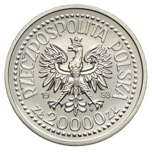 20.000 złotych 1993 Kazimierz IV Jagiellończyk, PRÓBA, NIKIEL