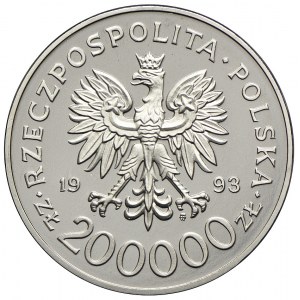 200.000 złotych 1993, 750 Rocznica Nadania Praw Miejskich Szczecinowi, PRÓBA, NIKIEL
