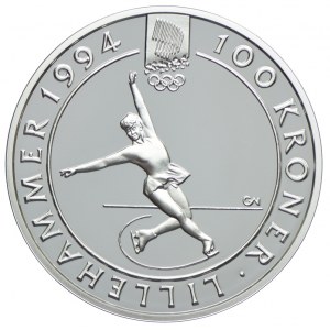Norwegia, 100 koron 1993