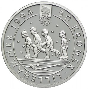 Norwegia, 50 koron 1993