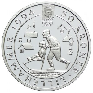 Norwegia, 50 koron 1992