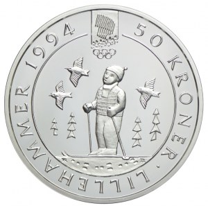 Norwegia, 50 koron 1991