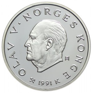 Norwegia, 50 koron 1991
