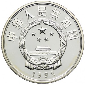 Chiny, 10 yuan 1992