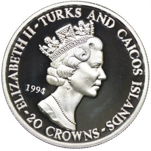 Turks & Caicos, 20 koron 1994