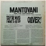 Mantovani And His Orchestra ‎Stop The World - I Want To Get Off, Oliver! / musical Broadway