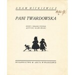 MICKIEWICZ Adam: Pani Twardowska. Warszawa; Wyd. M. Arcta, 1928. - 27, [1] s.