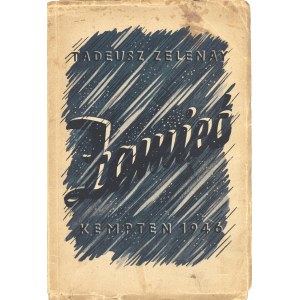 ZELENAY Tadeusz (1913-1961): Zamieć. Kempten: nakł. autora, 1946. - [4], 47